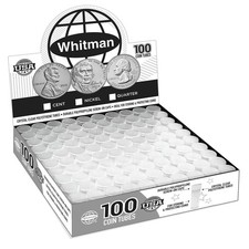 Whitman® Round Coin Tubes – Quarters - 100 Count picture