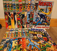 ⚡ Vintage Marvel Comics: The Avengers #61-#86 UNBROKEN Consecutive Run Lot ⚡ picture