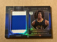 2025-26 Panini Noir Jayden Quaintance Jumbo Material RC Patch /25 picture