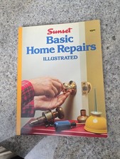 Sunset Home Improvement Book 1990 Basic Home Repair Great Condition picture