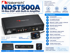 Nakamichi NDST500A 12-Channel DSP Car Audio Processor Built-In Amplifier Hi-Res picture