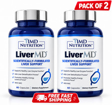 2 Packs 1MD Nutrition LiverMD - Liver Support Supplement New | Exp 11/2027 picture
