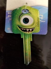 DISNEY MIKE/SULLY MONSTERS INC/UNIVERSITY KWIKSET KW1/KW10 KEYBLANK-READ DETAILS picture