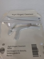PELLA RIGHT HINGE WHITE CASEMENT HARDWARE WITH LOCK LEVER  picture