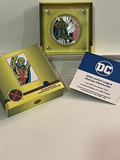 2020 1oz 999 FINE SILVER COLORIZED COIN. DC. JUSTICE LEAGUE.  MARTIAN MANHUNTER. picture