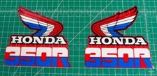 85' 1985 XR 350r xr350 2pc gas tank graphics decals graficos stickers AHRMA MX picture