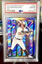 Topps 2023 Bowman's Best SP Jackson Holliday RC HIM Insert #HIM-8 PSA 10 picture