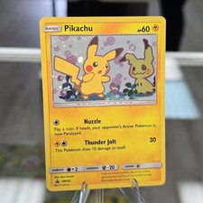 Pikachu 2019 Pokemon Sun Moon Team Up Promo #SM162 picture