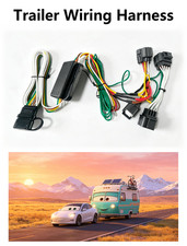 4-Pin For 2006-2014 Honda Ridgeline Trailer Light Wiring Harness Compatible picture