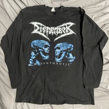 Vintage 2000s Dismember Misanthropic Death Metal Band Longsleeve Shirt M READ picture