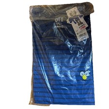 KAWS x Uniqlo BFF Striped Tee Mens Size Medium Blue Embroidered Short Sleeve Tee picture