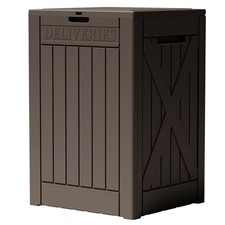 Greesum 52 Gallon Deck Box, Waterproof Storage Container, Dark Brown picture