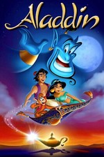 1992 Walt Disneys Aladdin Movie Poster 11X17 Jasmine Genie Jafar Abu 🙉🧞🍿 picture