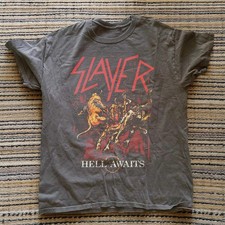 Slayer Hell Awaits Thrash Metal Album Art Band T-Shirt picture