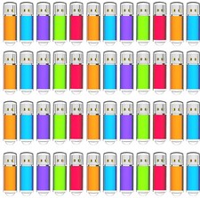 Wholesale USB 2.0 5/10/100PCS 1GB 2GB 4GB 8GB 16GB 32GB 64GB Flash Drives Memory picture