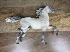 Breyer Model Horse Gray White Running Stallion Vintage Collectible Figure Stamp picture