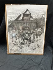 Joseph R Vick ‘Doing Chores’ 2017 202/500 picture