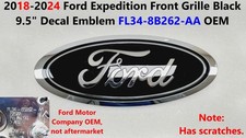 2018-2024 Ford Expedition Front Grille Black 9.5