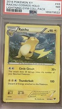 ⚡️ Raichu 43/146 Promo Blister Exclusive Cosmos Holo PSA 7 ⚡️ NEW CERT LOW POP⚡️ picture