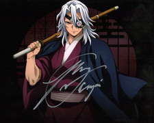 Ray Chase Demon Slayer 8x10 Signed Photo JSA Certified Autograph picture