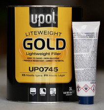 UPOL UP0745  GOLD Lightweight Body Filler- 1 Gallon- 3 Liter Can picture