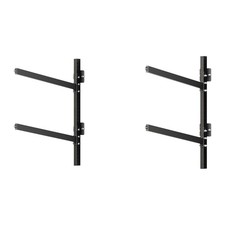 Uimoso Wall-Mounted 2 Kayaks Storage Rack Paddleboards Adjustable 200 lbs picture