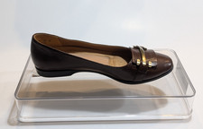 Naturalizer Joyce N5 Comfort Women's Sz 7N Brown Gold Hardware Slip On Loafers picture