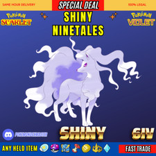 SHINY ALOLAN NINETALES ⭐️ MAX STATS ⭐️ 6IV ✨ Pokemon Scarlet And Violet picture