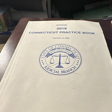 Connecticut Official 2018 Practice Book Law Textbook Revised (1998 Revision) picture