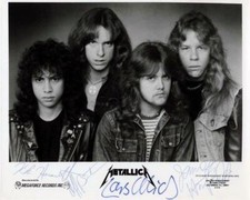 REPRINT - METALLICA Cliff Burton Band Signed 8 x 10  Photo Poster RP Man Cave  picture
