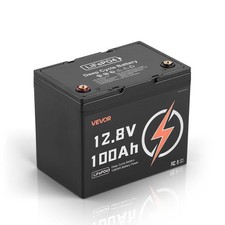 VEVOR 12V 100Ah Deep Cycle LiFePO4 Battery BMS Lithium Iron Phosphate Battery picture