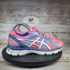 ASICS Gel-Excite 2 Sneakers Women's Size 6.5 Pink Blue Lace-Up Running Shoes picture