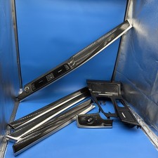 11-16 OEM BMW F10 535 Center Dash Air Vent Door Interior Trim Fine Wood SET * picture