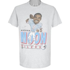 NFL Houston Oilers Warren Moon Caricature T-Shirt VK15204 picture