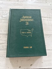 American Jurisprudence 2d Criminal Law HC 1965 Bancroft-Whitney Legal picture