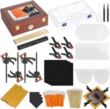 313 Pcs Trading Card Cleaning Kit, Grading & Flattening Set for TCG Collectors picture