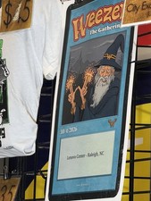 Weezer The Gathering Poster October 4 2026 Lenovo Center Raleigh NC 10x24