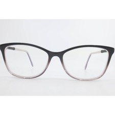 Badgley Mischka Adelais Eyeglasses Black Pink Gradient Cat Eye Frames 53-15-135 picture