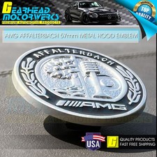 AMG Affalterbach Metal 57mm Hood Emblem Badge For Mercedes Benz C E S W205 W213 picture