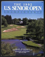 Larry Laoretti US Senior Open Champ-Signed  +18 1992 US Open Program 211311 picture