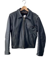Single Rider Jacket With Schott Collar/Liner/36/Leather/Blk// 3919 picture