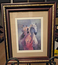 Gregory Perillo Indian Art Numbered Autographed Edition ChiefCrazyHorse 600/2500 picture