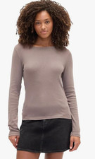 GAP Modern Ribbed Boatneck T-Shirt size S Plymouth Rock NWT picture
