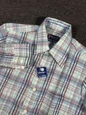 VTG 70s Arrow Brigade Button Up Shirt Long Sleeve 90s Mens Medium European Taper picture