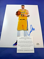 LUKA DONCIC Signed Photo 8x10 Lake LAKERS #77 NBA Signed w/COA (ACA) +SHIPS FREE picture