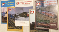 Lot 5 issues Flags Diamonds Statues Anthracite Railroads Historical Soc trains picture