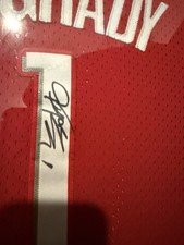 Authentic Tracy McGrady Autographed Houston Rockets Jersey 1/1 Collectible Grail picture