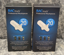 🔥2 New Packs of 20🔥 BACtrack Professional Breathalyzer Mouthpieces MPP20 picture