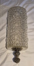 Vintage MCM Bubble Glass Light Shade picture