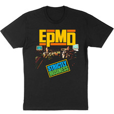 Vtg EPMD Strictly Business Album Cover Cotton Black T Shirt For Men All CC091 picture